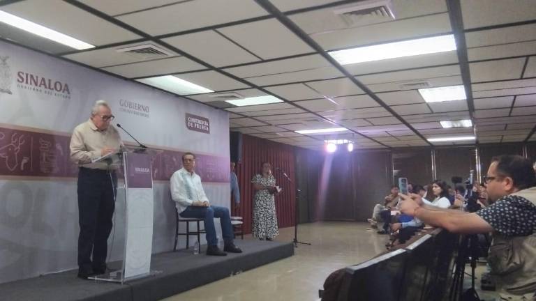 Rubén Rocha Moya defendió las labores de seguridad implementadas por fuerzas federales y locales en medio de una crisis de seguridad que se registra desde septiembre de 2024.