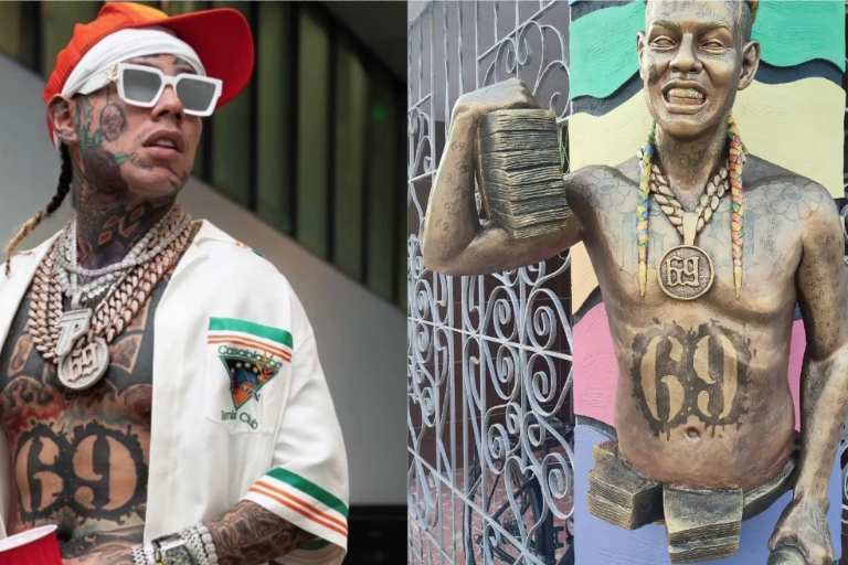 Crean escultura de Tekashi 6ix9ine en Cuba y causa polémica