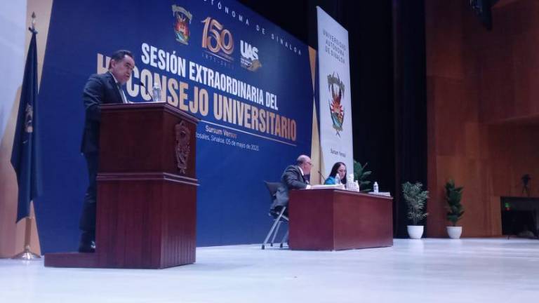 El Rector de la UAS advirtió de una nueva marcha en sesión extraordinaria del Consejo Universitario.
