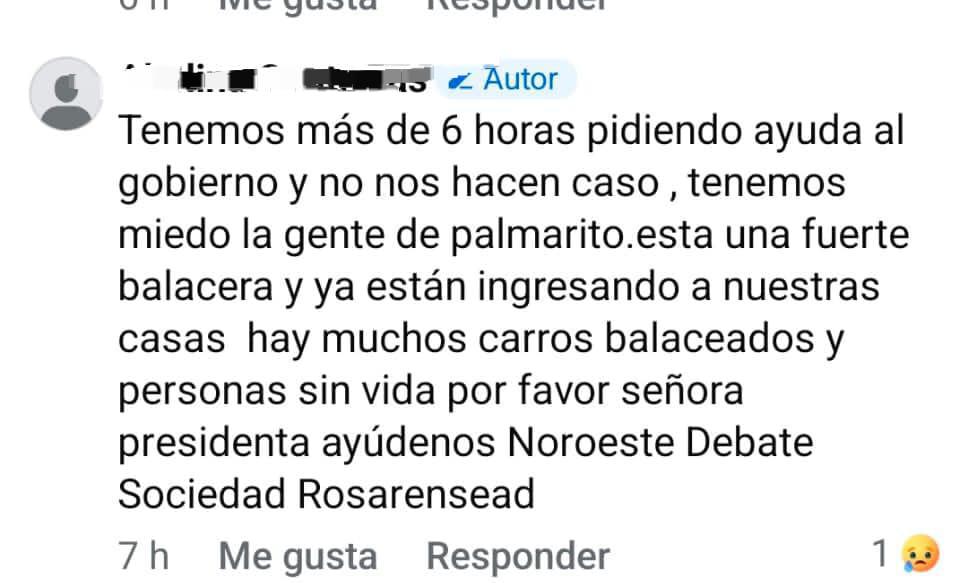 $!Denuncian presuntos enfrentamientos en la sierra de Rosario; autoridades no confirman los hechos