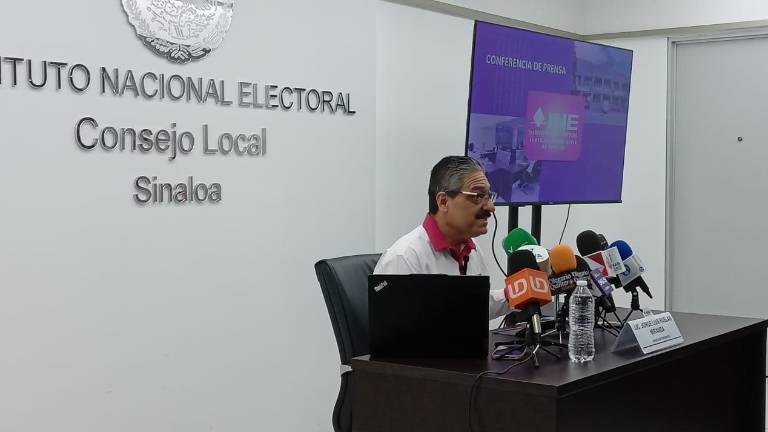 Jorge Luis Ruelas Miranda, vocal ejecutivo del Consejo Local del INE en Sinaloa.