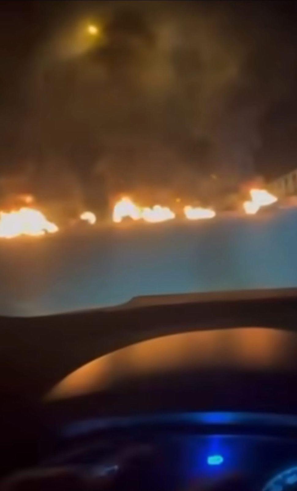 $!Violenta jornada en el norte de Sinaloa: bloqueos, balaceras y vehículos incendiados