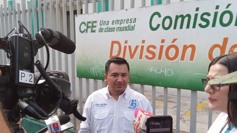Empresarios Unidos por Navolato advierten de las fallas constantes en el servicio de electricidad.