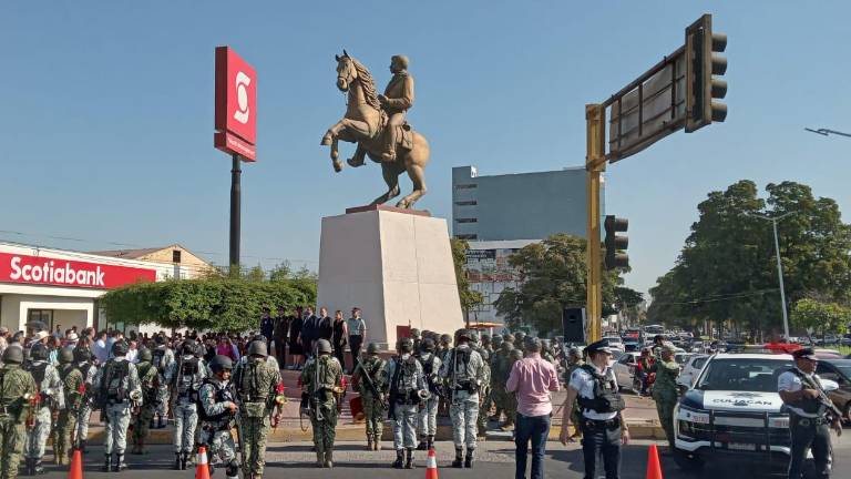 Ceremonia del aniversario luctuoso del héroe revolucionario Emiliano Zapata.