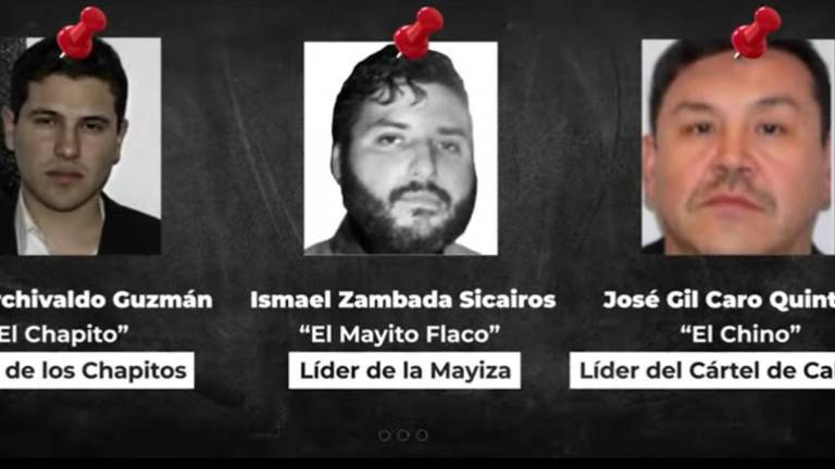 EU acusará a ‘El Chapito’, ‘El Mayito Flaco’, ‘El Pelo Chino’, ‘El Chapo Isidro’ y ‘El Músico’