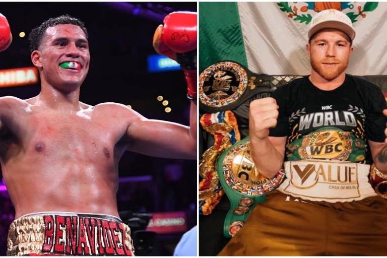 David Benavidez acaba con Kyrone Davis y reta a Canelo Álvarez
