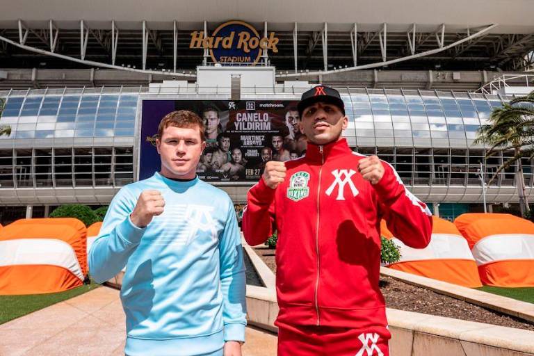 ‘Canelo’ Álvarez y Avni Yildirim dan el peso y están listos para su pelea