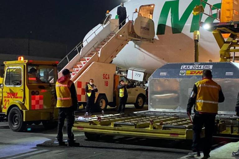 Un millón de vacunas Sinovac y 114 mil 660 de Pfizer llegan a México