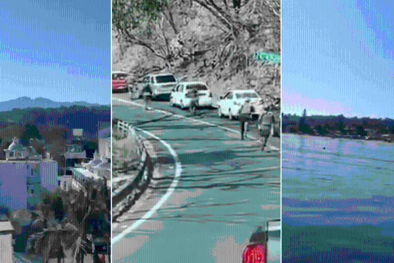 Videos exhiben el pánico por balacera en Guayabitos, Nayarit