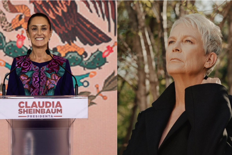 Celebra Jamie Lee Curtis el triunfo de Claudia Sheinbaum como Presidenta de México