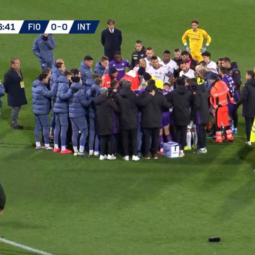 $!Edoardo Bove se desploma en pleno partido de la Serie A