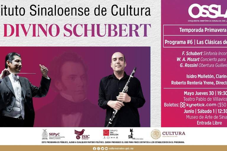Presentará la OSSLA ‘El Divino Schubert’