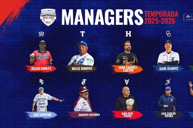 ¡Conócelos! Estos son los mánagers que dirigarán la próxima temporada de la LMP
