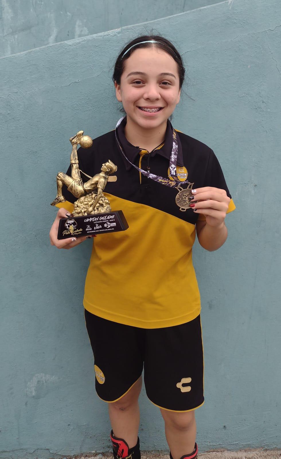 $!Melissa Huerta fue la goleadora del torneo.
