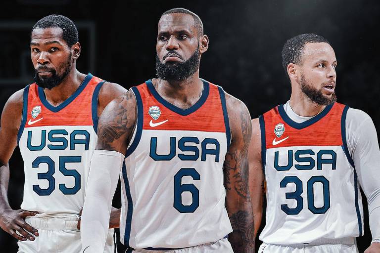 LeBron James y Steph Curry lideran equipo de EU para los Juegos Olímpicos de Paris 2024