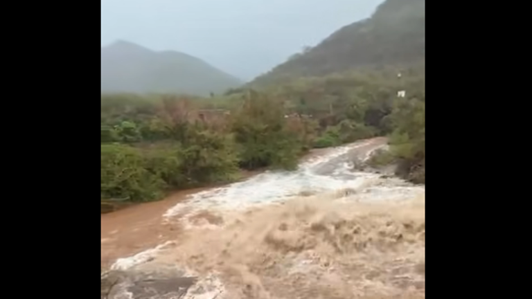 Las lluvias registradas en la sierra ya ha provocado escurrimientos de agua hacia cuencas y presas en Sinaloa.