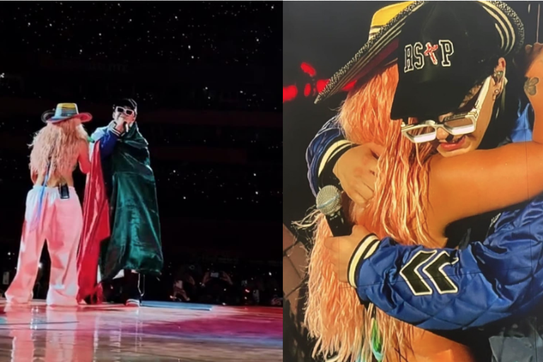 Debuta Xavi junto a Karol G en su concierto en el Estadio Azteca