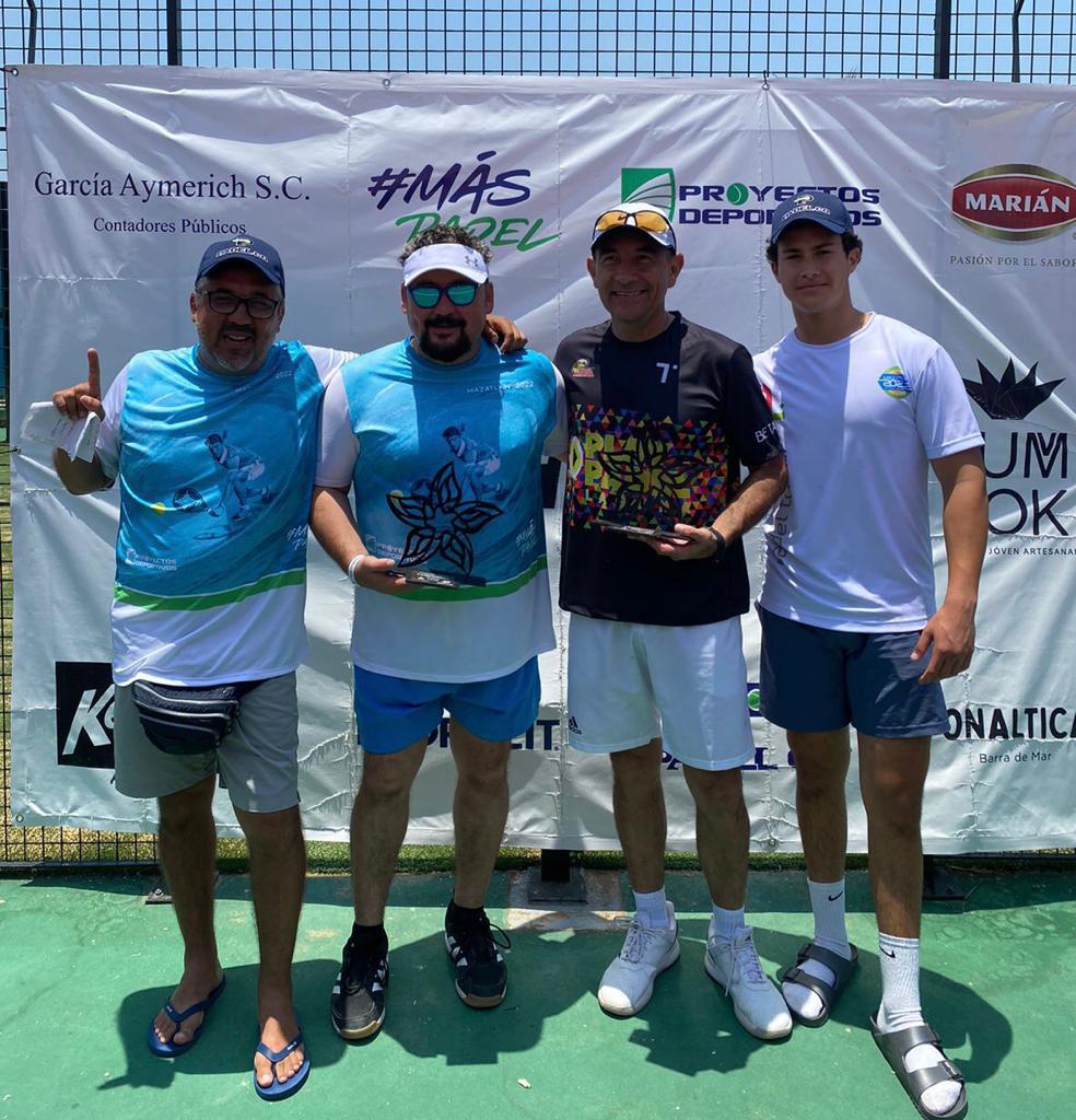 $!Surgen campeones de Torneo Pádel Mazatlán