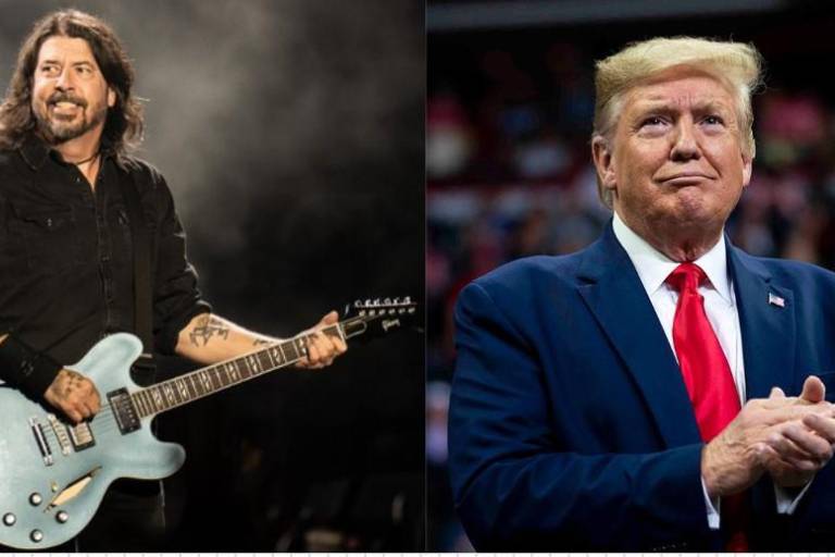 Pide Foo Fighters a Donald Trump dejar de usar su música en campaña