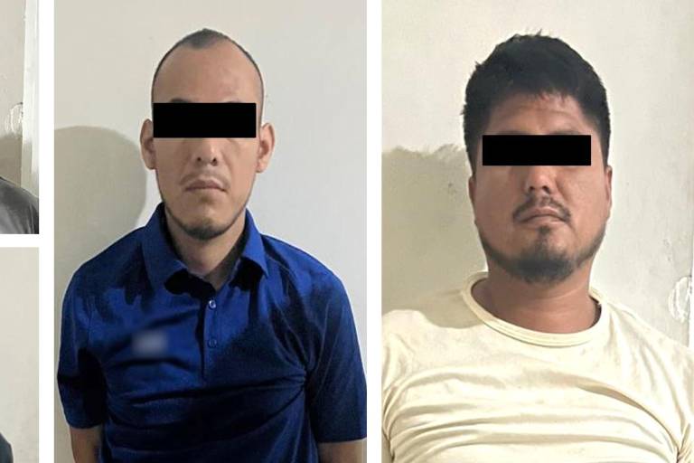 Los cuatro hombres fueron detenidos tras un operativo realizado en un domicilio presuntamente usado como casa de seguridad.
