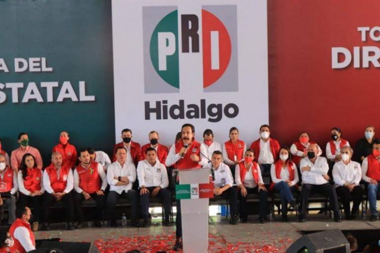 Se enfrentan gobernador y ‘Alito’; PRI-PAN-PRD registran coalición a gubernatura en Hidalgo
