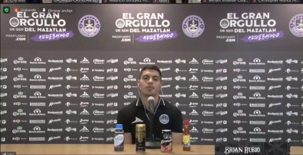 $!Brian Rubio confía en que Mazatlán comenzará a ver resultados positivos; este viernes reciben a Xolos