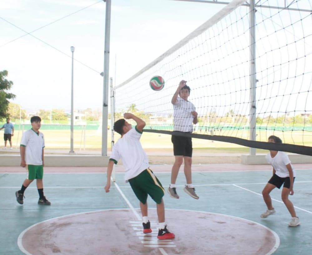 $!Arrancan las voleas en Olimpiada Deportiva Estudiantil
